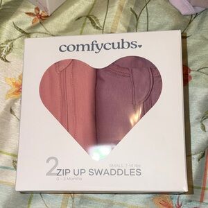 comfycubs zip up swaddles